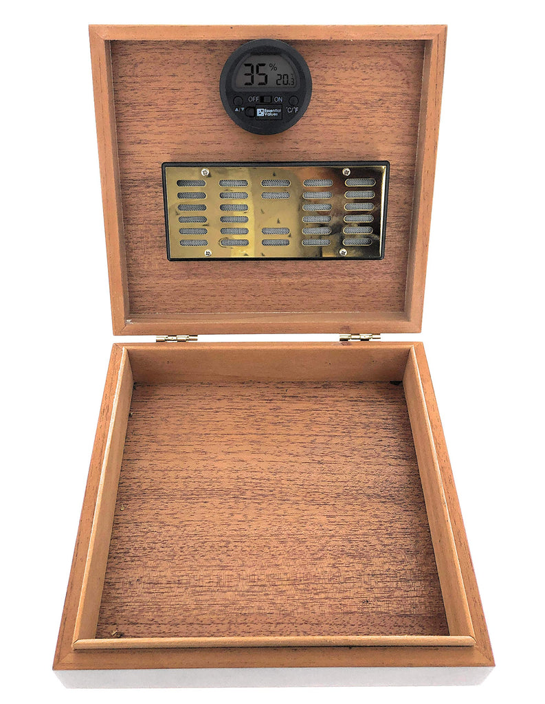 PrimeZone Digital Hygrometer for Cigar Humidor Box with Humidity &  Temperature Readings