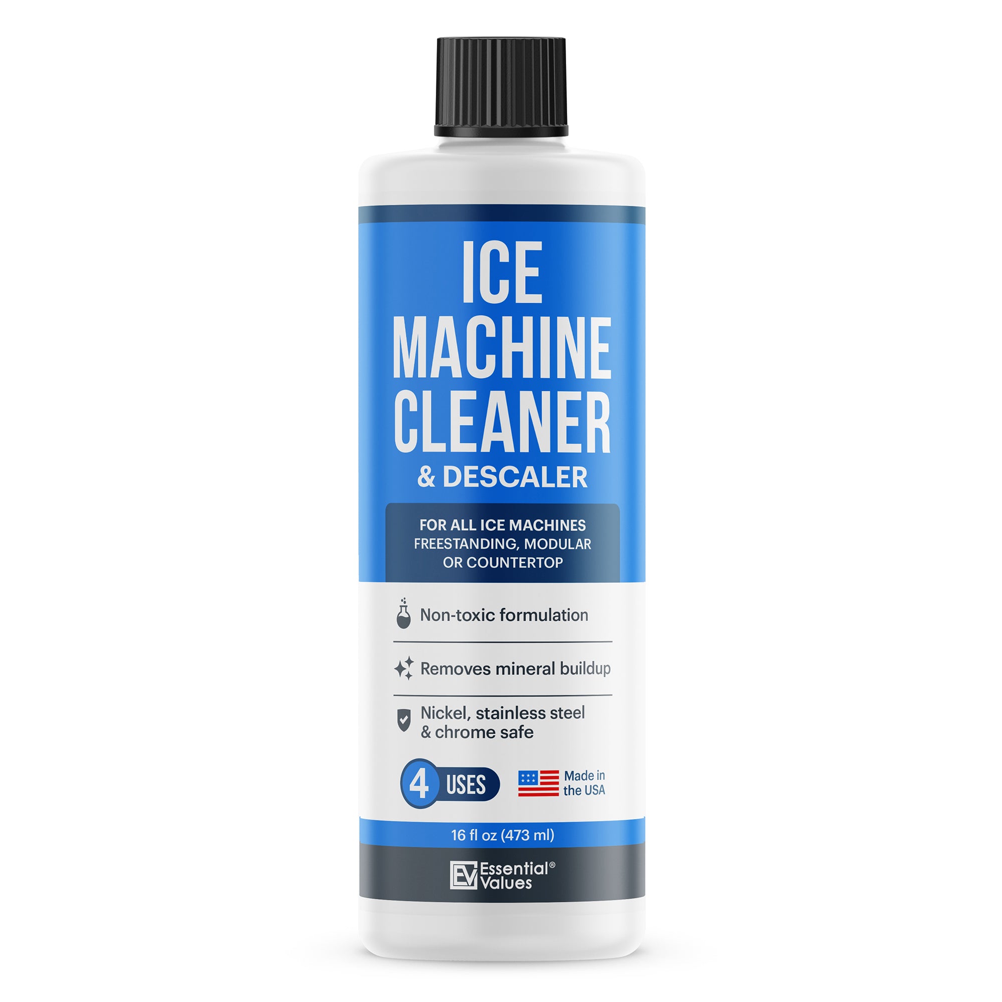 2-Pack Ice Machine Cleaner and Descaler 16 fl oz, Nickel Safe Descaler |  Ice Maker Cleaner Compatible with All Major Brands (Scotsman, KitchenAid